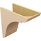 Ekena Millwork 11"W x 22"D x 22"H Classic Olympic Rough Cedar Woodgrain TimberThane Corbel, Primed Tan CORUR11X22X22OLYRCPR - alternate 4